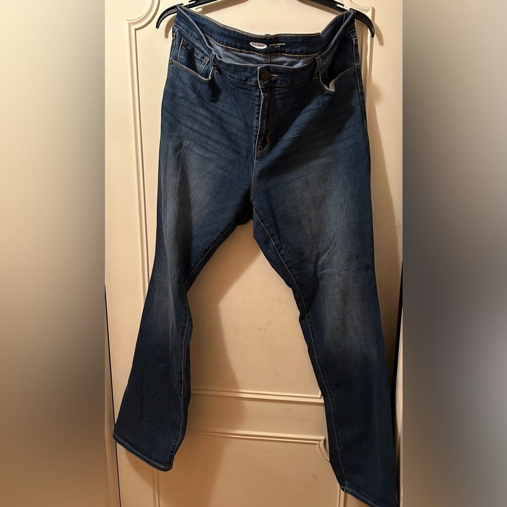 Old Navy Boot Cut Mid-Rise Blue Jeans